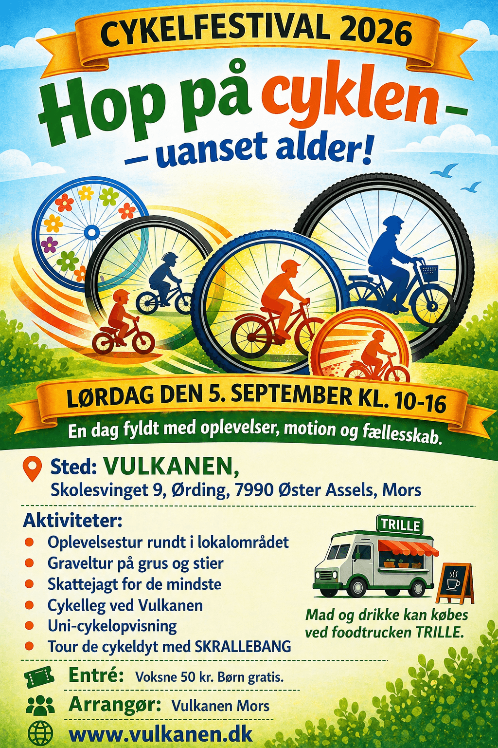 Cykelfestival 2026 — flyer